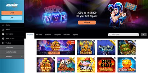 All spins win casino codigo promocional