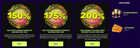 Amigo wins casino bonus