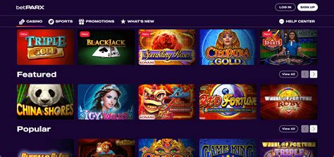 Betparx casino login