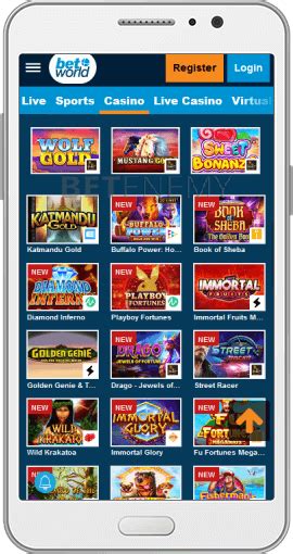 Betworld casino mobile