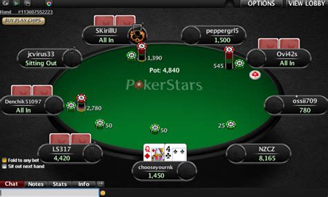 Cricket S Luck PokerStars