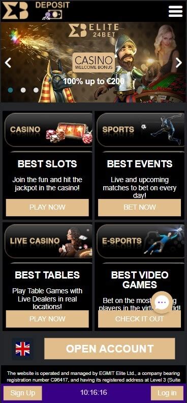 Elite24bet casino apk