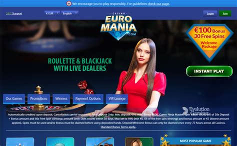 Euromania casino bonus