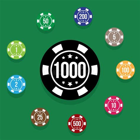 Ficha de poker desagregação por us $10
