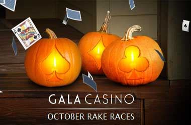 Gala poker rake race