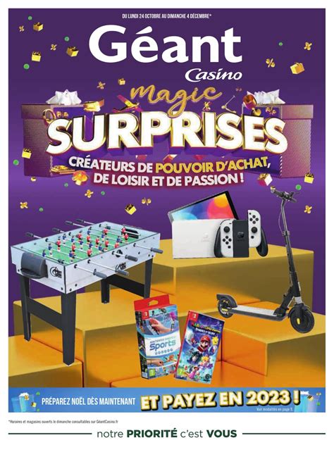 Geant casino catálogo cadeaux noel