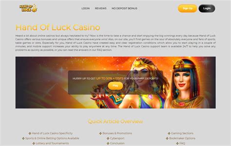 Hand of luck casino mobile