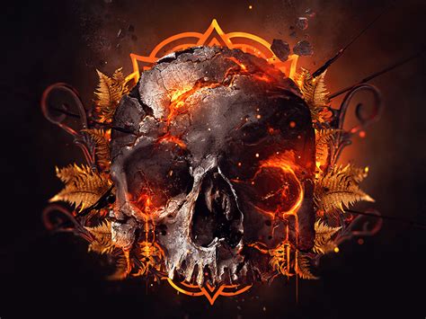 Jogue Burning Skull online