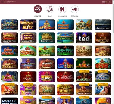 Les ambassadeurs online casino bonus