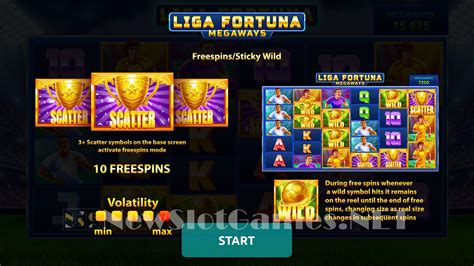 Liga Fortuna Megaways Slot Grátis