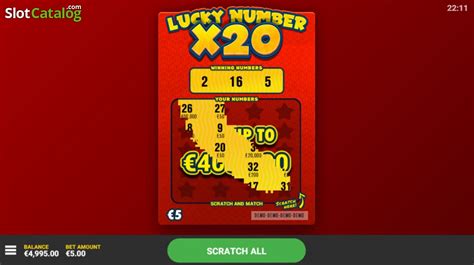 Lucky Number X20 Betfair