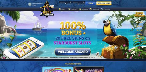 Lucky admiral casino aplicação