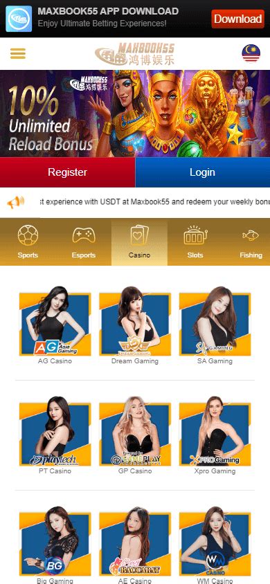 Maxbook55 casino apk