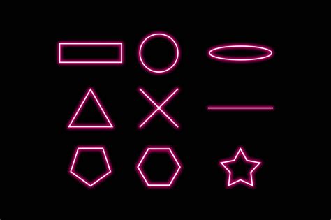 Neon Shapes Parimatch