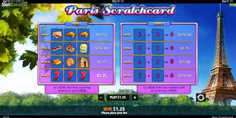 Paris Scratchcard NetBet