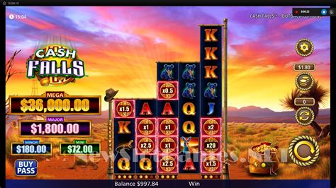 Play Cash Falls Outback Fortune slot
