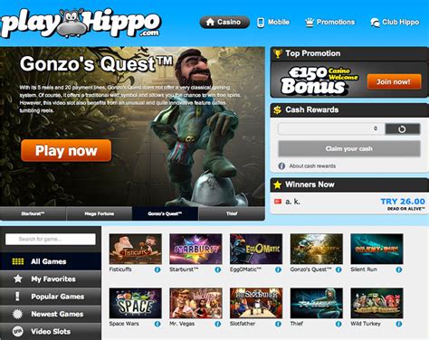 Playhippo casino aplicação