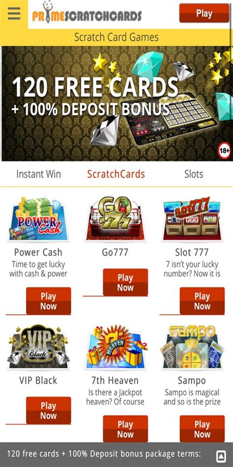 Primescratchcards casino Chile