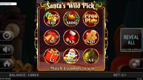 Santa S Wild Pick Bodog