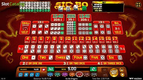 Sic Bo Dragons Slot Grátis