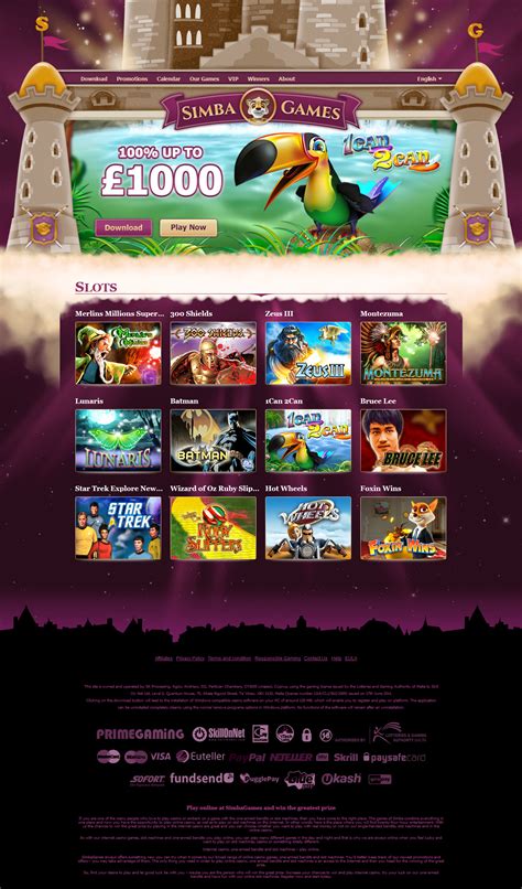 Simba games casino Colombia