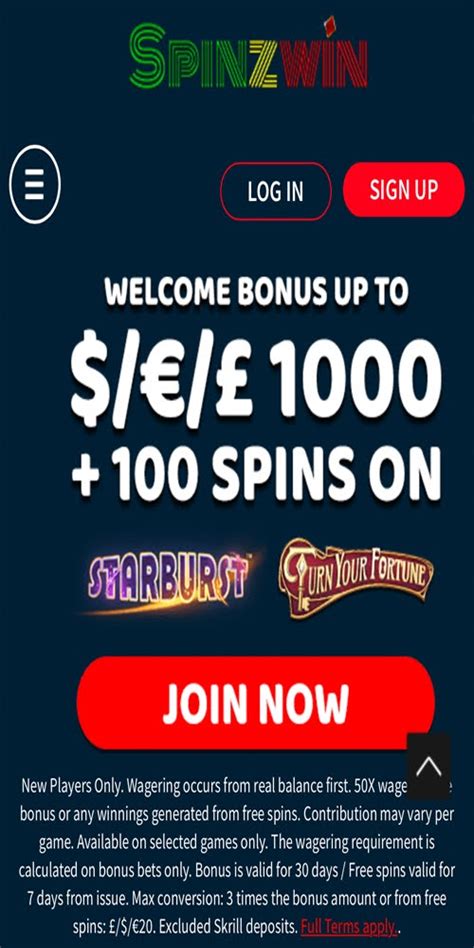 Spinzwin casino login