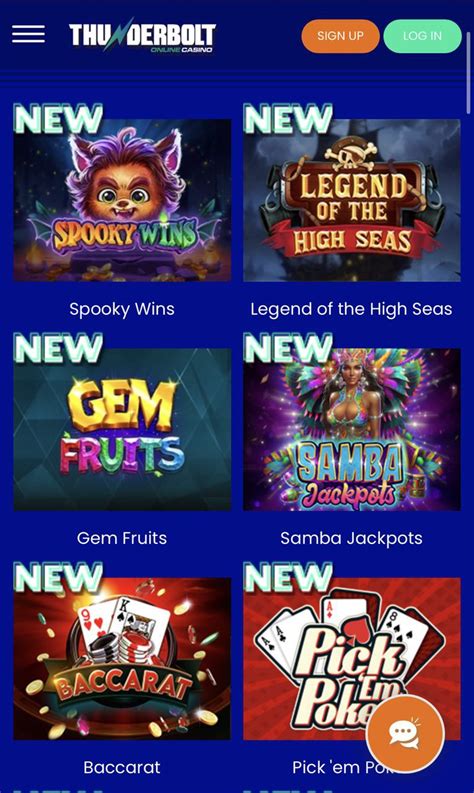 Thunderbolt casino apk