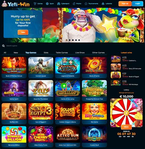 Yeti win casino review